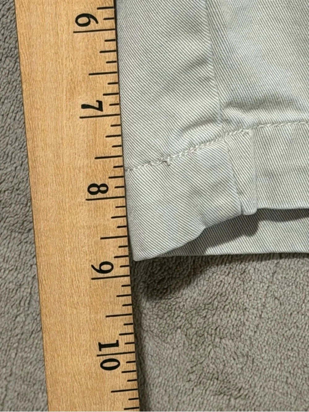 Polo Ralph Lauren Tyler Cotton Khaki Men’s Shorts Size 42 Pleated Front Vintage - Picture 8 of 8